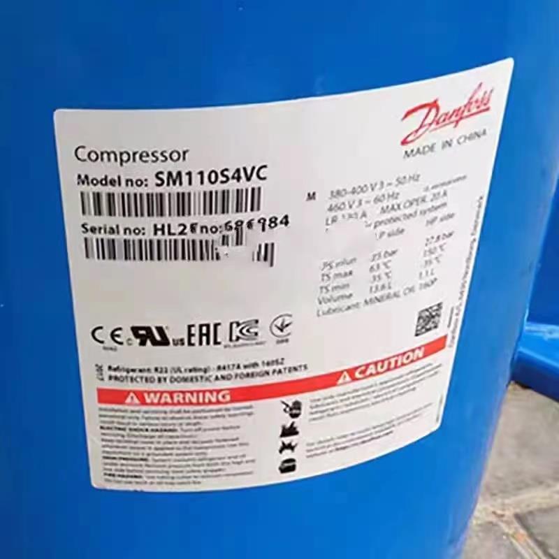 SM110S4VC丹佛斯压缩机SZ110S4VC适用于百福马空调制冷压缩机