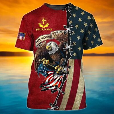 Casual 3D Digital Printed T-shirt for Men休闲3d数码印花T恤男