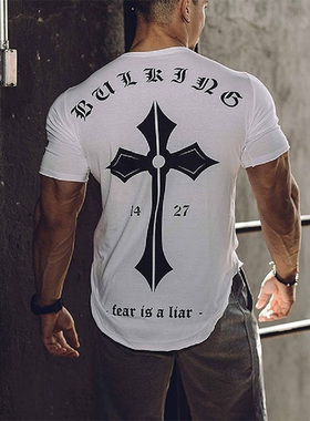 Casual 3D printed man with loose sleeves休闲3D印花宽松半袖男