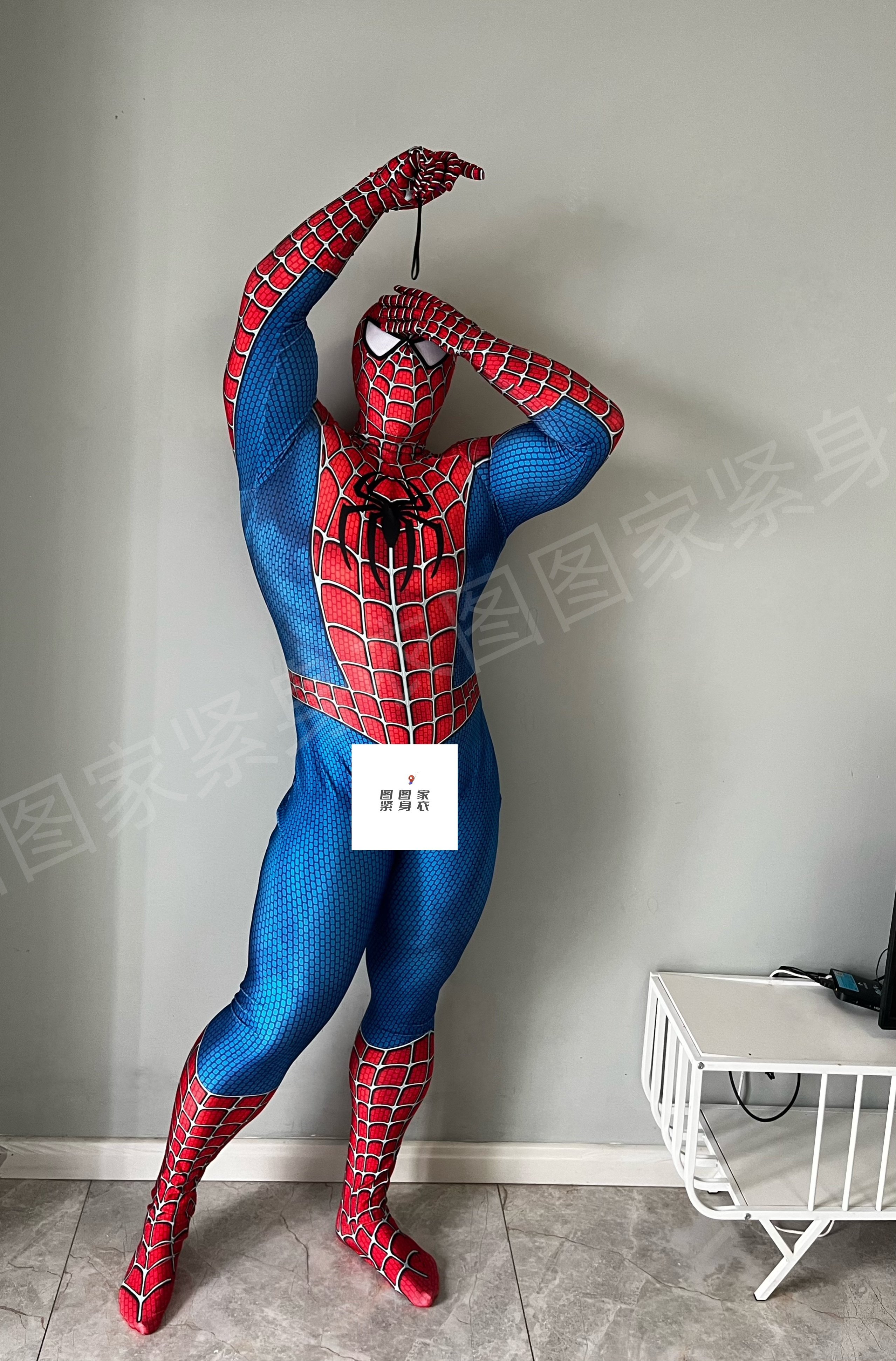 蜘蛛侠紧身衣雷米款cos紧身衣Cosplay男装/