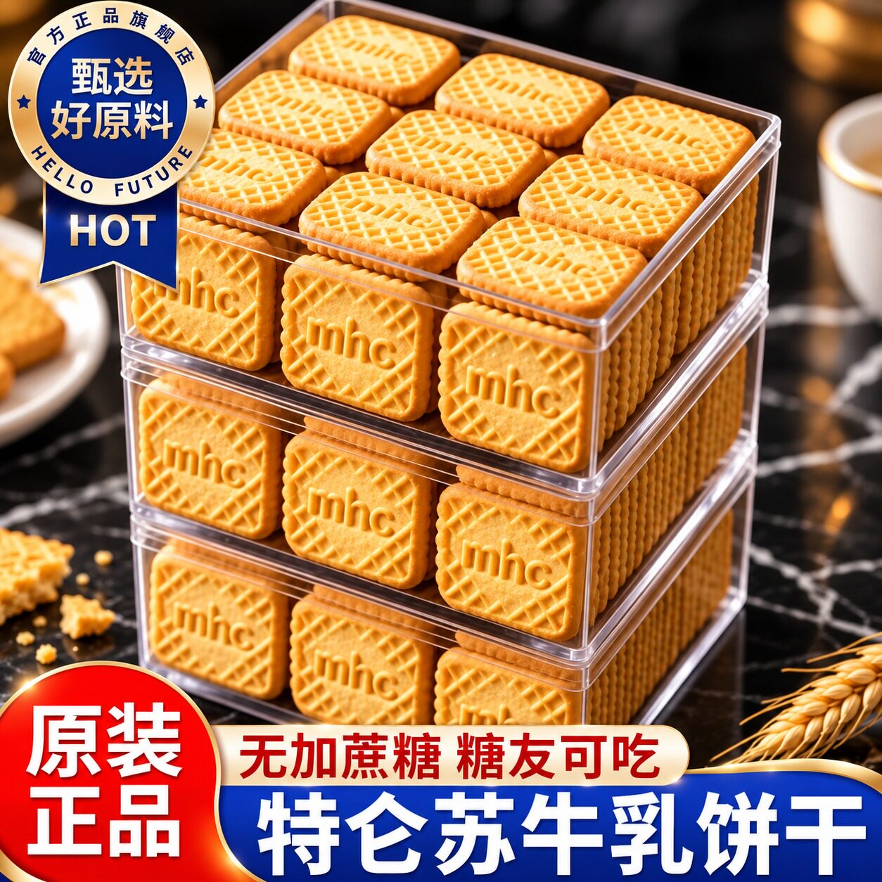 牛奶饼干整箱散装5斤牛乳特仑酥老式小包装80后早餐酥性饼干零食