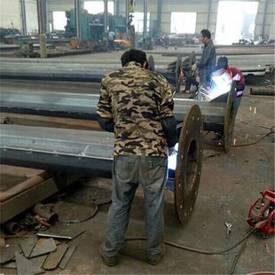 自带臂8米灯杆厂家生产自弯臂灯杆 路灯杆配件 代出口加工灯杆