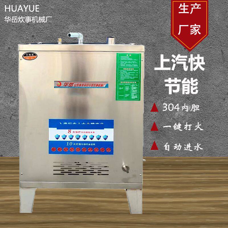 燃气蒸汽发生器商用不锈钢锅炉做豆腐蒸包子50排蒸汽机节能立式