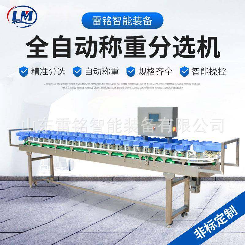 干海参偏口鱼快称重分选机海蛎子生蚝分拣机清江鱼带鱼段分级设备