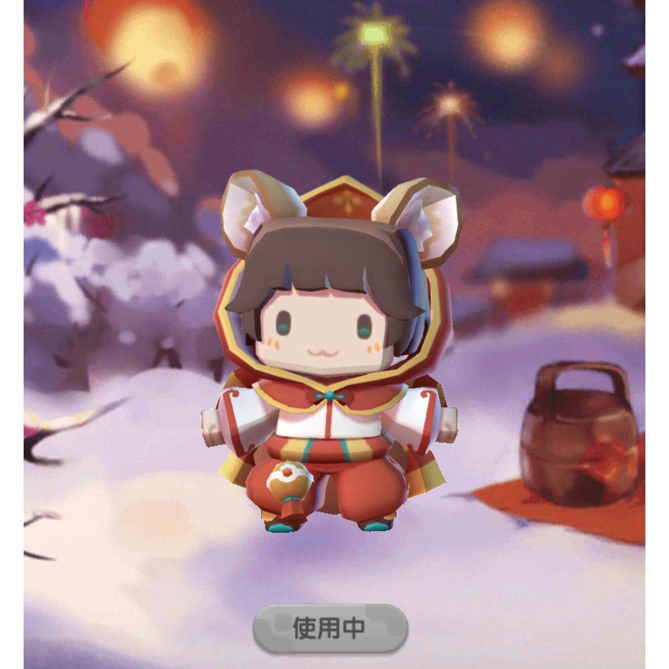 迷你世界金柚柚瑞雪迎春初来到迷萌星球的可爱双子,开朗的金柚柚