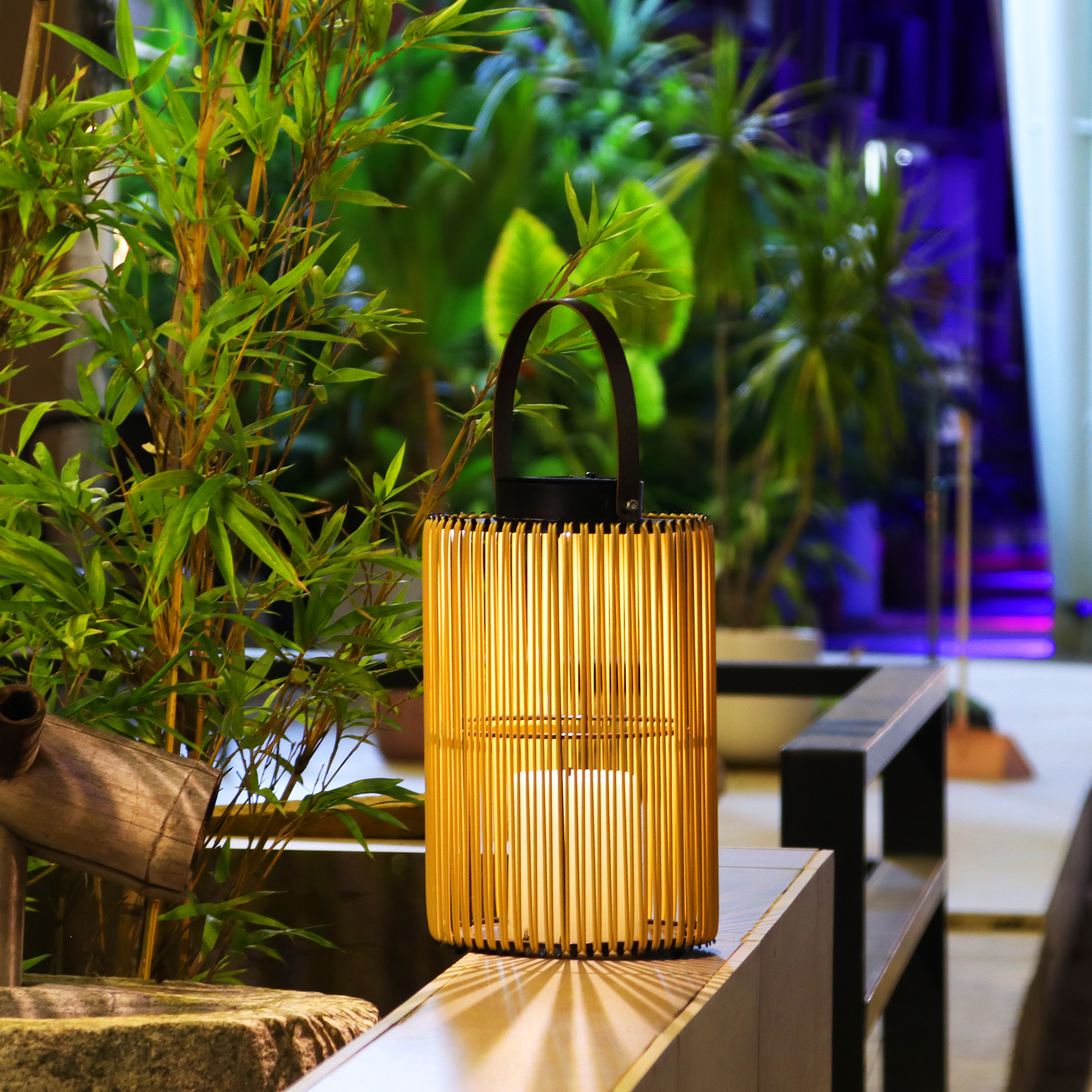 太阳能庭院灯中式景观氛围灯户外露台阳台防水LED灯笼花园小夜灯