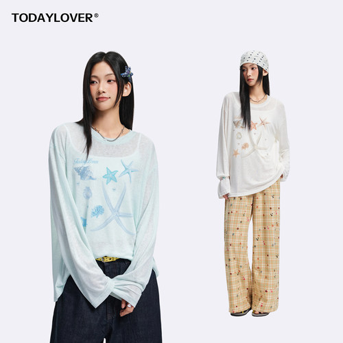 TODAYLOVER莱赛尔天丝圆领T恤