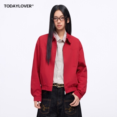 TODAYLOVER复古夹克外套女春季