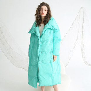 上线小众设计感长款 CHULI 新品 融 羽绒服宽松外套女 SHANA