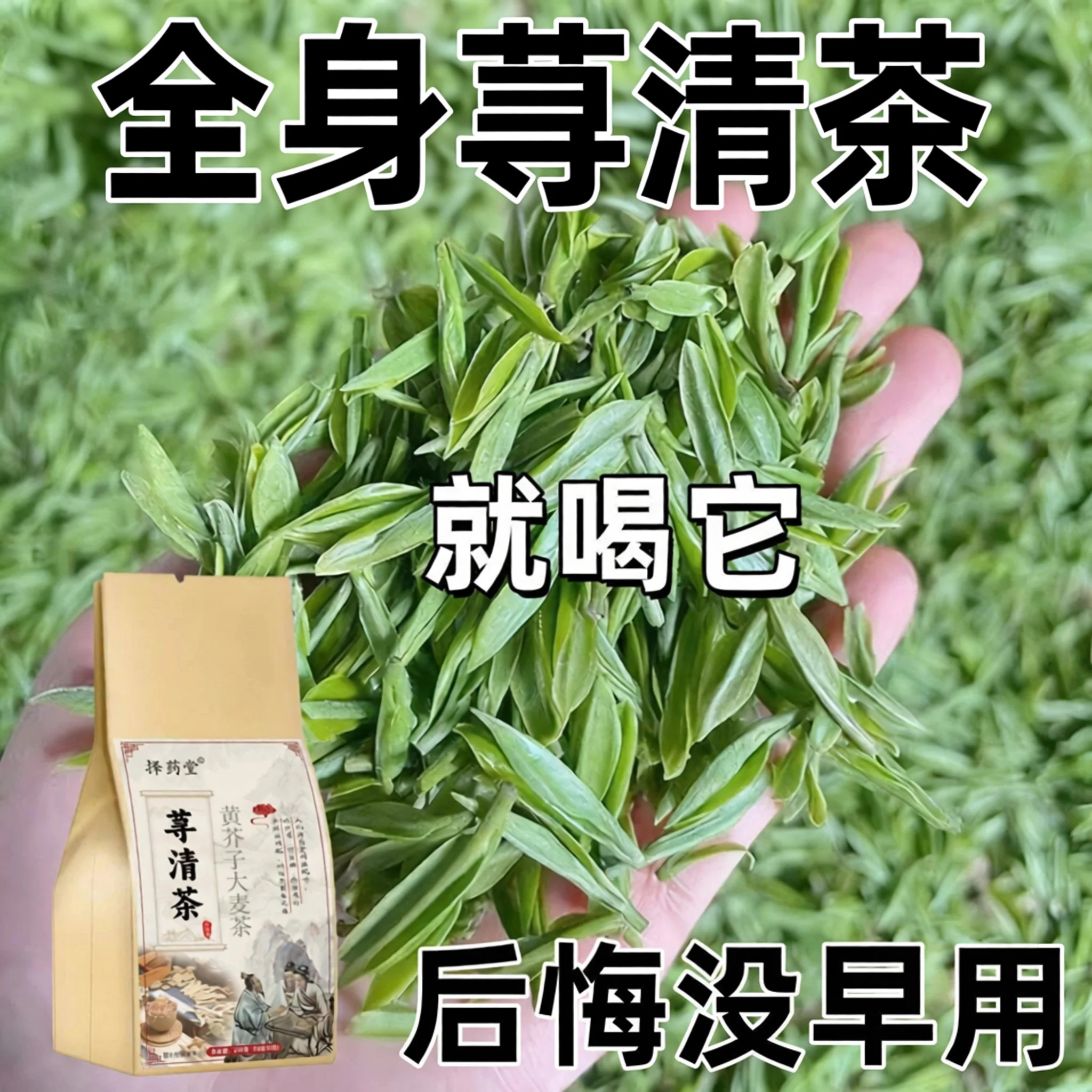 慢性荨清茶人群日常代泡茶，独立小包荨清茶养生茶