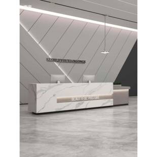 公司前台桌接待台教育机构吧台酒店咨询台烤漆办公物业商铺收银台