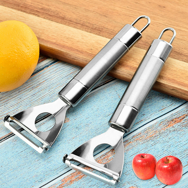 304不锈钢削皮刀家用水果刮皮器厨房烹饪多功能果蔬削皮器瓜刨