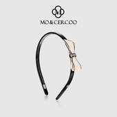 38妇女节礼物MoCercoo简约时尚 蝴蝶结发卡子发箍防滑压发头箍送人