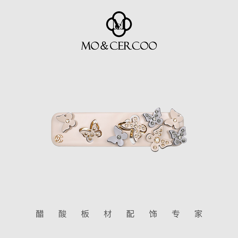MoCercoo醋酸板材蝴蝶横夹侧边刘海夹一小撮后脑勺盘发夹顶夹新,饰品/流行首饰/时尚饰品新,发饰,淘宝优惠券,粉丝福利购,淘宝优惠卷