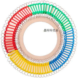 促大号80位不锈钢钥匙盘圆盘带标记牌耐用可拆卸多孔收纳扣圈环挂