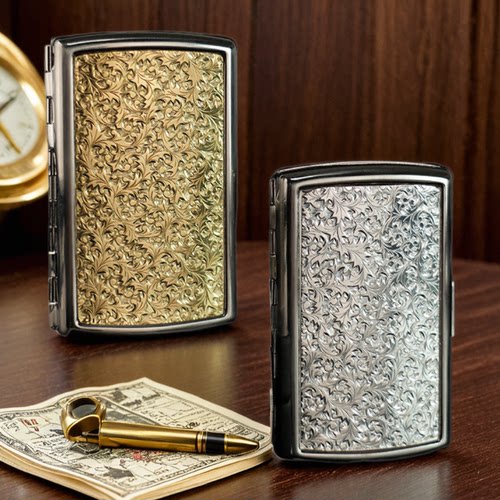 PRINCE香烟盒双面唐草深雕