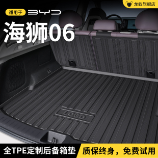 适用于比亚迪海狮06EV后备箱垫尾箱垫子DMI汽车装 饰配件用品大全