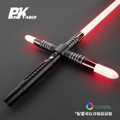 Punk十字光剑原力原创星战周边高端像素金属收藏级变色发光剑道具