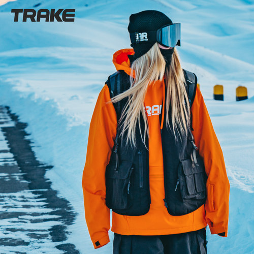 Trake高品质滑雪马甲保暖夹棉