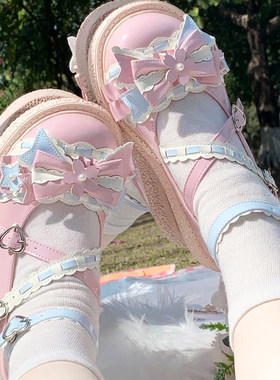 公主少女小皮鞋日系学生jk配裙子