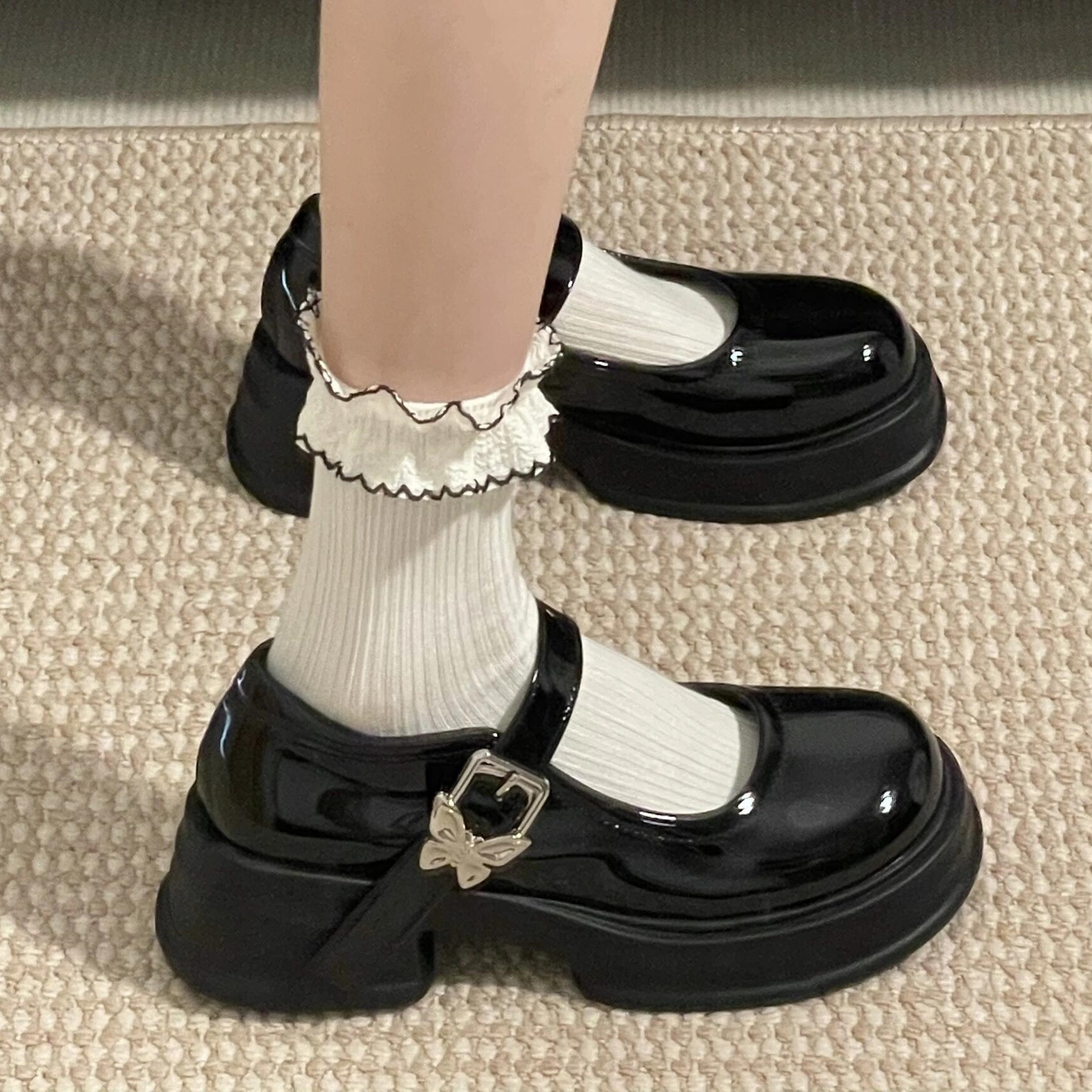 学生玛丽珍鞋小皮鞋女初中生大童