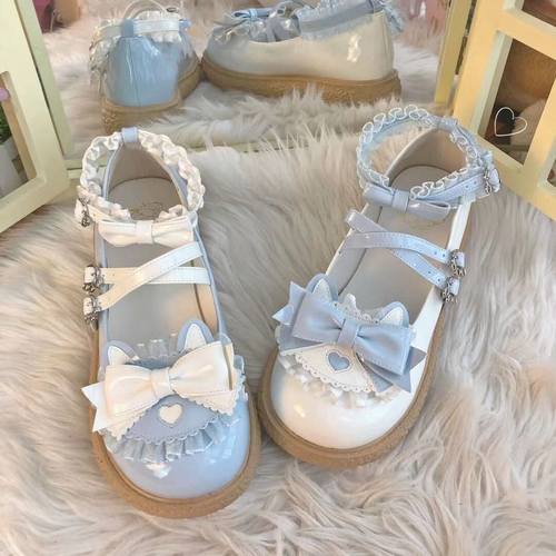 萝莉塔鞋子女童少女甜美Lolita