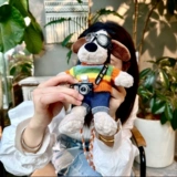 Мультяшная кукла, мобильный телефон, плюшевая сумка через плечо, дорожная версия