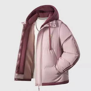 【金阳103】BAD BOY假两件连帽厚款外套BYW25103