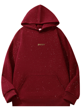 【娜娜粉丝专属106】BAD BOY满天星连帽卫衣BMY25106
