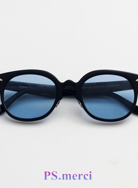 彼.蜜思 日杂日本复古墨镜男偏光手造板材个性太阳眼镜女可配度数