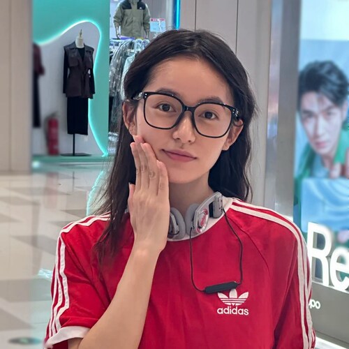 Ps.merci 林芭拉同款眼镜框女黑框平光装饰修颜防蓝光护眼近视眼
