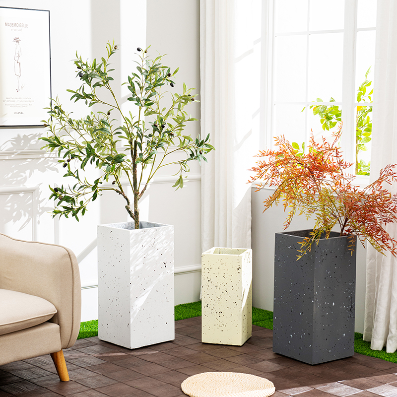 镁泥花盆简约时尚田园庭院