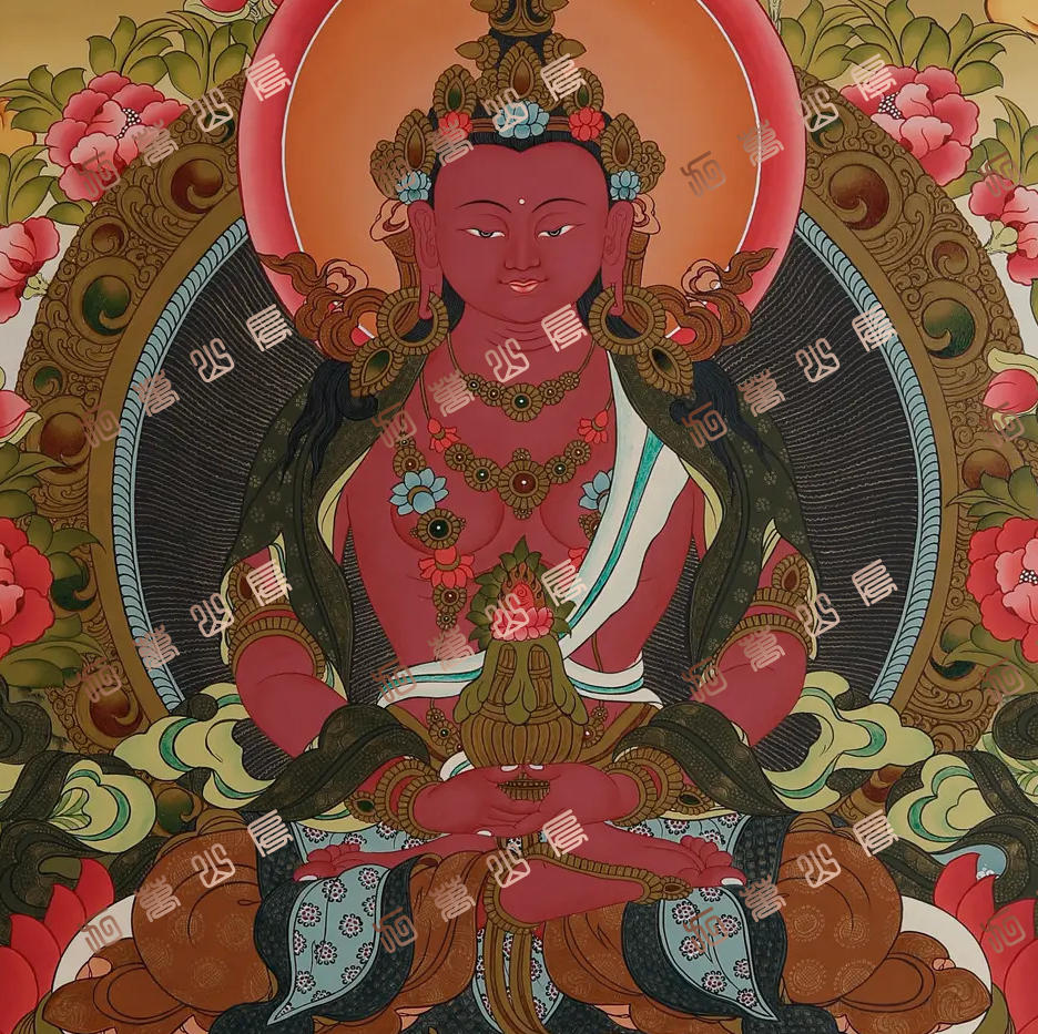 D93菩萨Bodhisattva唐卡绘画高清电子图片喷绘临摹素材