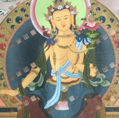 C7佛陀buddha唐卡绘画高清电子图片喷绘临摹素材