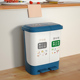 新疆西藏 大容量分类垃圾桶带盖家用大号二合一厨房办公室公共 包邮
