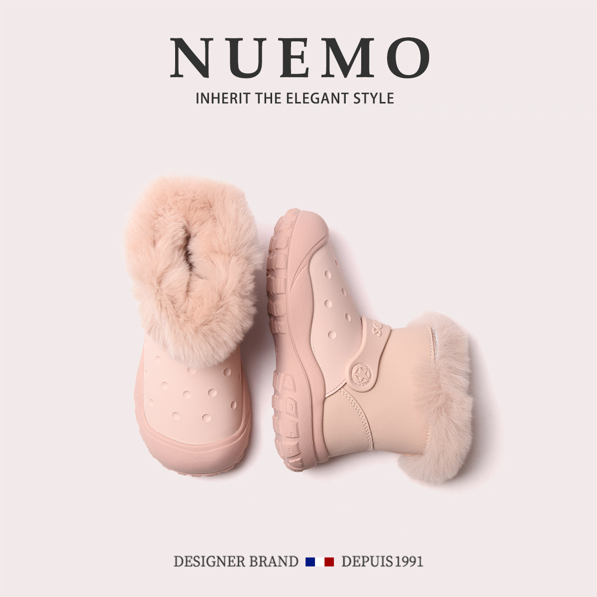 NUEMO童鞋~冬季新款女童防踢雪地靴儿童真毛加厚大棉靴运动大棉鞋,童鞋/婴儿鞋/亲子鞋,雪地靴,淘宝优惠券,粉丝福利购,淘宝优惠卷