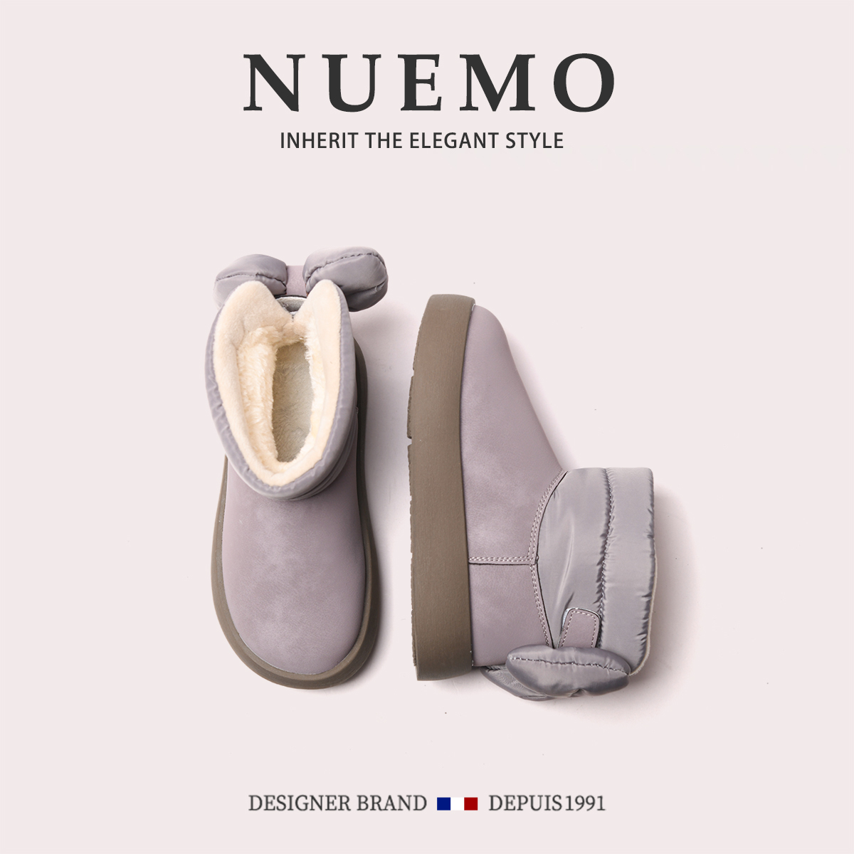 NUEMO童鞋女童冬季保暖防水防雪