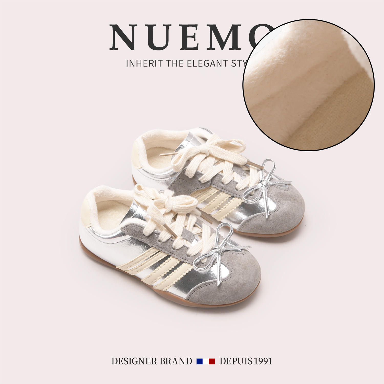 NUEMO法国风童鞋~春秋公主运动鞋