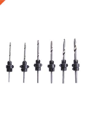 7pcs Ti Hss Countersink Drill Bit Set Woodwork Tools Tapered