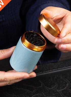 Celadon Sealed Storage Jar Kitchen Teaware High-end Gifts