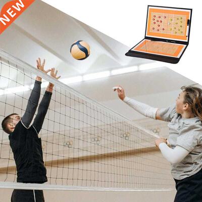 Foldable Volleyball Coaching Board Coaches Board with Dry