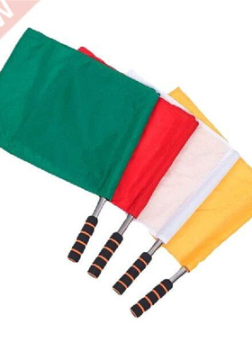 New 4Pcs Sports Referee Flag Track and Field Sports