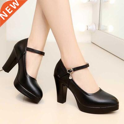 High Heels Platform Pumps Mujer 2021 Spring New Fashion Buck