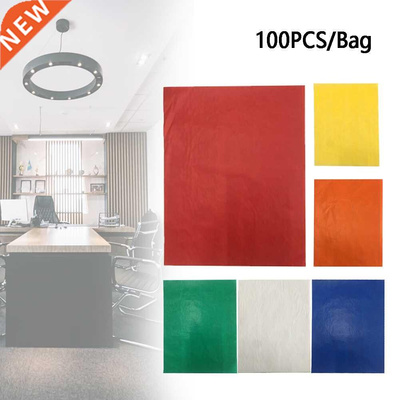 100pcs Colorful Carbon Paper Tracing Copy A4 Reusable Craft