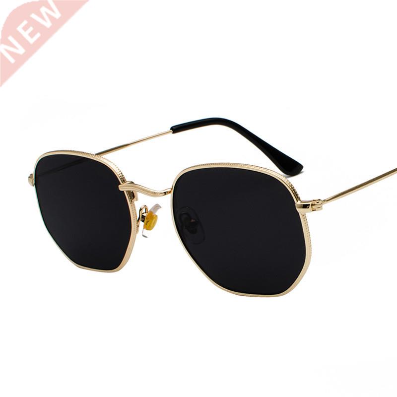 2021 Vintage Metal Men Sunglasses Brand Designer Sun Glasses