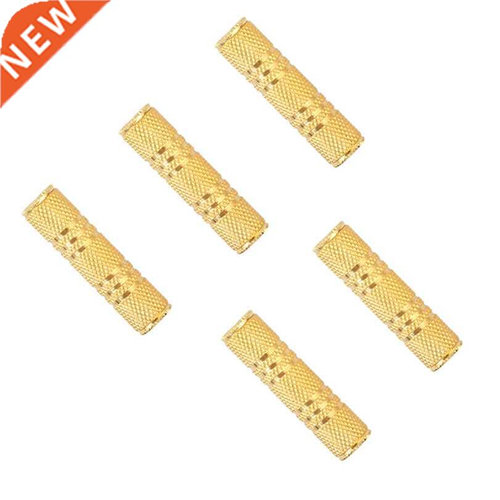 5 Pcs 3.5mm Audio Gold Plated Female To Female Jack Coupler