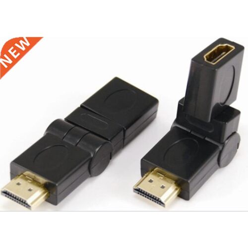 360 Rotating 90 angled HDMI Male to Female Adapter MF