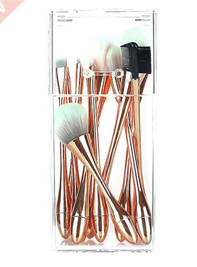 Makeup Brush Holder,Cosmetic Brush Organizer with Lid,Dustpr