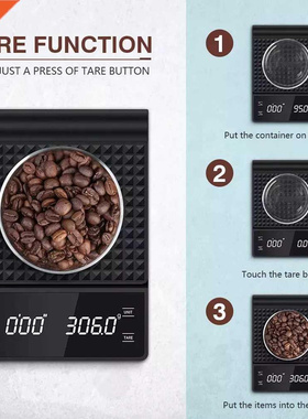 Rodanny High Accuracy Coffee Scale With Smart Digital Electr