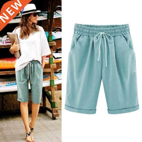 Women Summer clothes plus size fat big Shorts Short pants